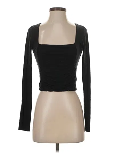 Pre-owned Wilfred 3/4 Sleeve T-shirt In Black