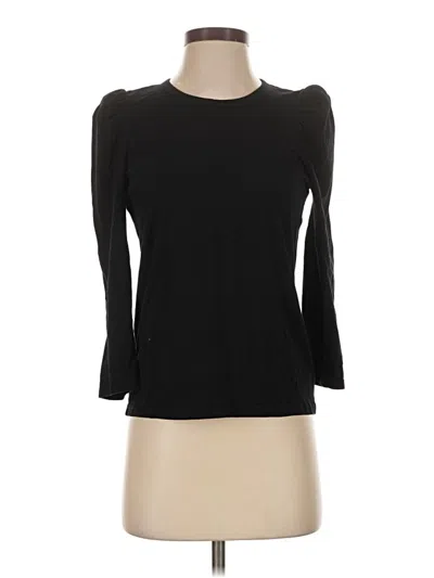 Pre-owned Wilfred 3/4 Sleeve T-shirt In Black