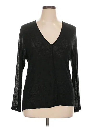 Pre-owned Wilfred 3/4 Sleeve T-shirt In Black