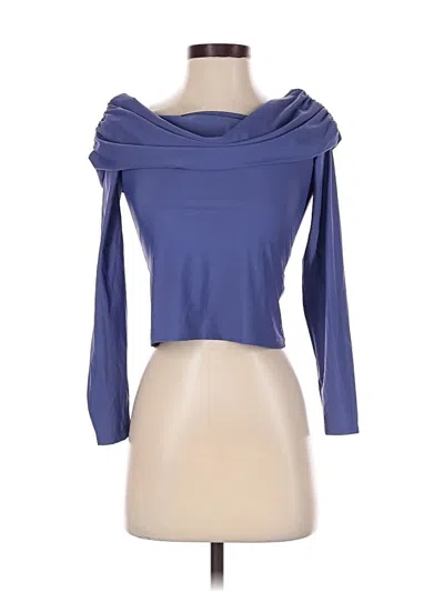 Pre-owned Wilfred 3/4 Sleeve T-shirt In Blue