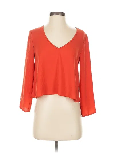 Pre-owned Wilfred 3/4 Sleeve T-shirt In Orange