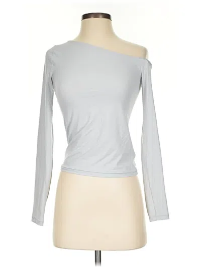 Pre-owned Wilfred 3/4 Sleeve T-shirt In Silver