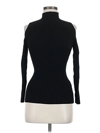 Pre-owned Wilfred 3/4 Sleeve Turtleneck In Black