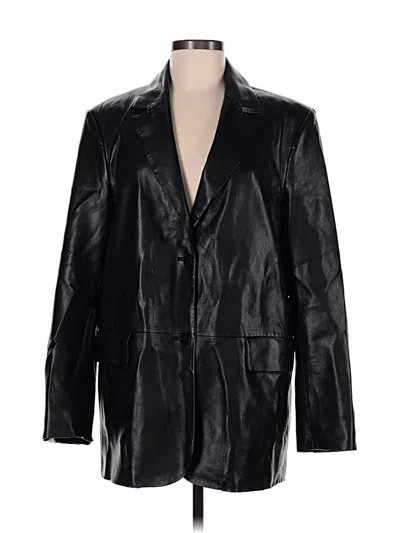 Pre-owned Wilfred Blazer Jacket In Black