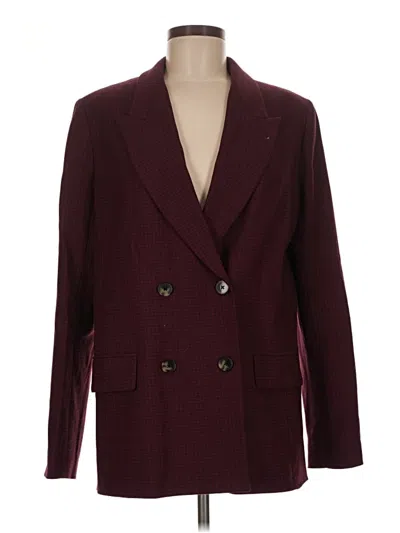 Pre-owned Wilfred Blazer Jacket In Burgundy
