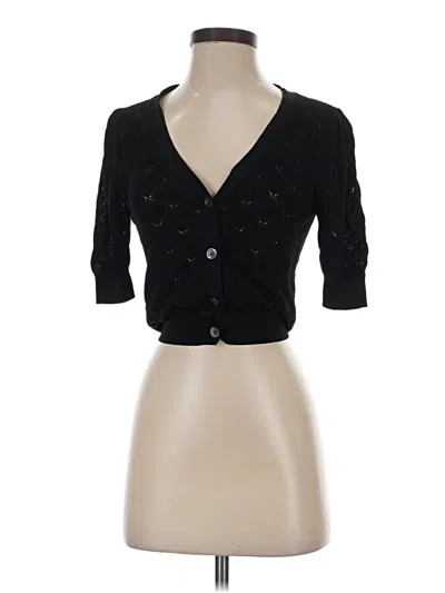 Pre-owned Wilfred Cardigan Sweater In Black