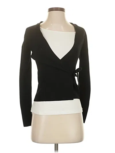 Pre-owned Wilfred Cardigan Sweater In Black