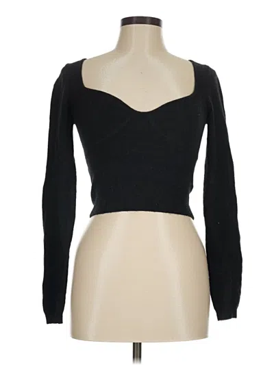 Pre-owned Wilfred Cardigan Sweater In Black