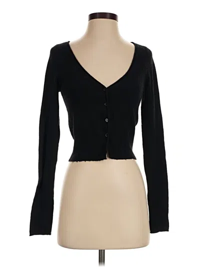 Pre-owned Wilfred Cardigan Sweater In Black
