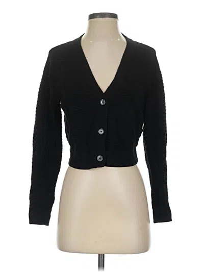 Pre-owned Wilfred Cardigan Sweater In Black