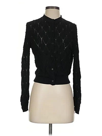 Pre-owned Wilfred Cardigan Sweater In Black