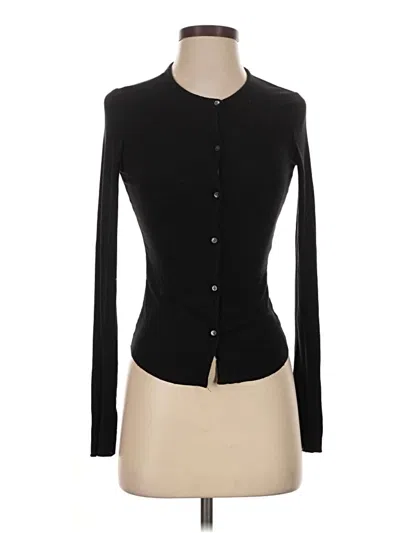 Pre-owned Wilfred Cardigan Sweater In Black