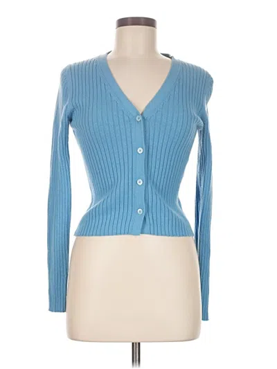 Pre-owned Wilfred Cardigan Sweater In Blue