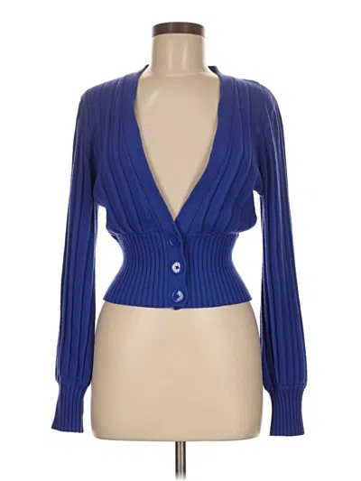 Pre-owned Wilfred Cardigan Sweater In Blue