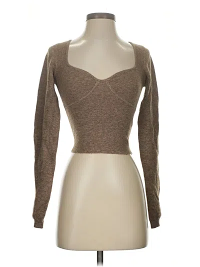 Pre-owned Wilfred Cardigan Sweater In Brown