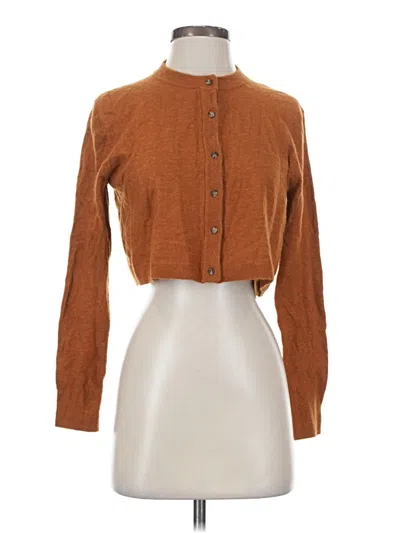 Pre-owned Wilfred Cardigan Sweater In Brown