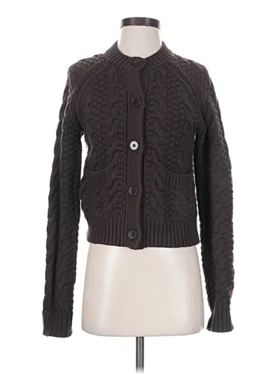 Pre-owned Wilfred Cardigan Sweater In Brown