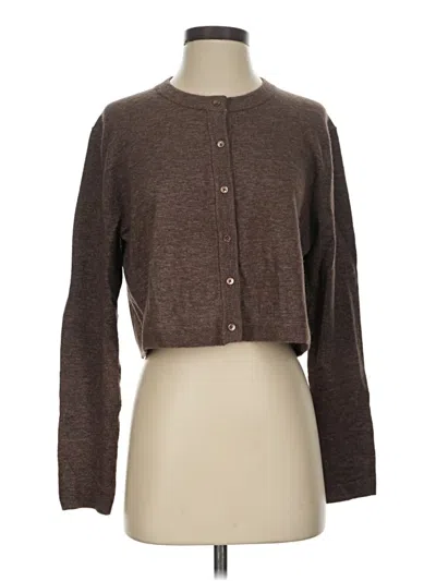 Pre-owned Wilfred Cardigan Sweater In Brown