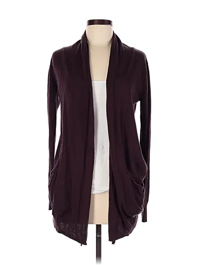 Pre-owned Wilfred Cardigan Sweater In Burgundy