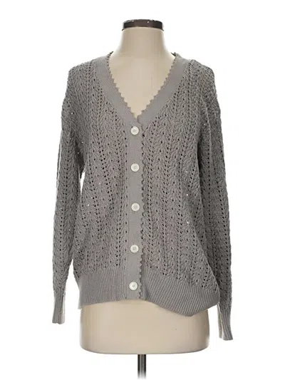 Pre-owned Wilfred Cardigan Sweater In Gray