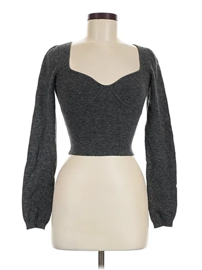 Pre-owned Wilfred Cardigan Sweater In Gray