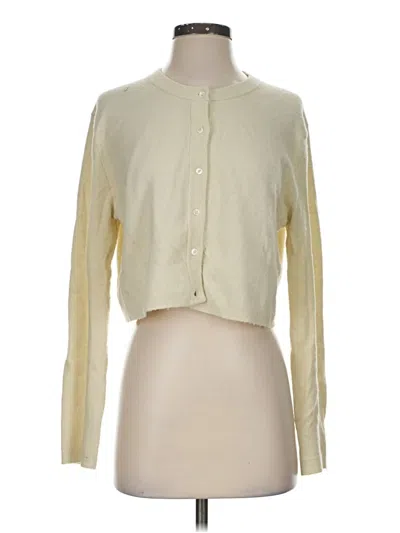 Pre-owned Wilfred Cardigan Sweater In Ivory
