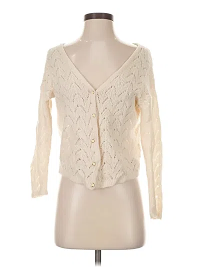 Pre-owned Wilfred Cardigan Sweater In Ivory