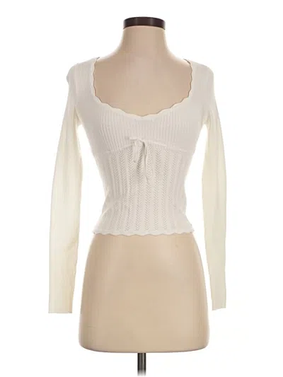 Pre-owned Wilfred Cardigan Sweater In Ivory