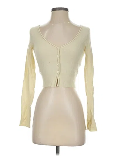 Pre-owned Wilfred Cardigan Sweater In Ivory