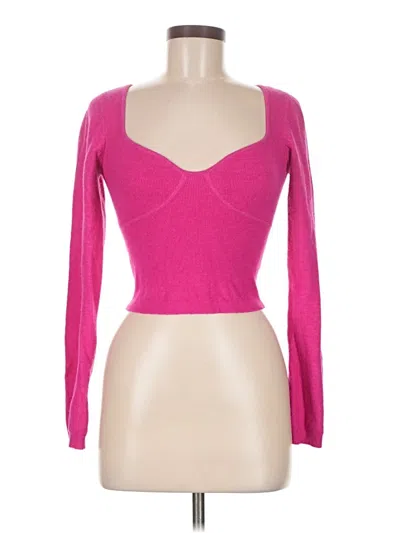 Pre-owned Wilfred Cardigan Sweater In Pink
