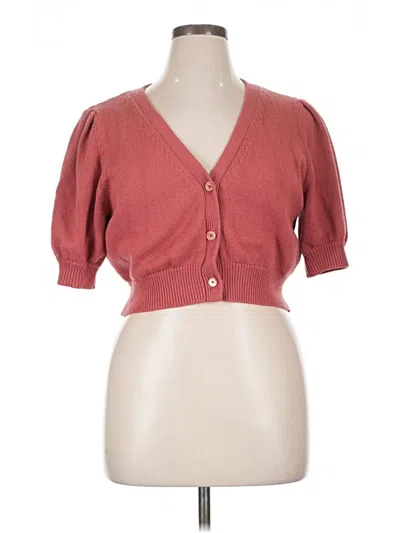 Pre-owned Wilfred Cardigan Sweater In Red