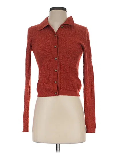 Pre-owned Wilfred Cardigan Sweater In Red