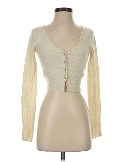 Pre-owned Wilfred Cardigan Sweater In Tan