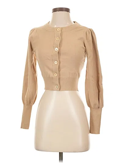Pre-owned Wilfred Cardigan Sweater In Tan