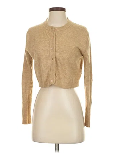 Pre-owned Wilfred Cardigan Sweater In Tan