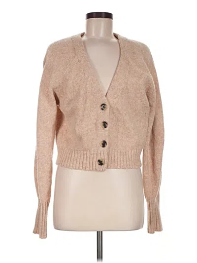 Pre-owned Wilfred Cardigan Sweater In Tan