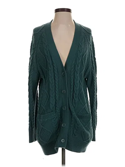 Pre-owned Wilfred Cardigan Sweater In Teal