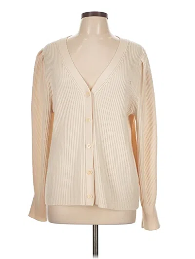 Pre-owned Wilfred Cardigan Sweater In White