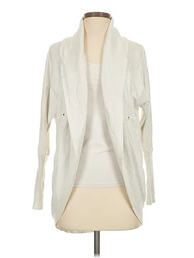 Pre-owned Wilfred Cardigan Sweater In White