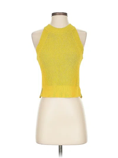 Pre-owned Wilfred Cardigan Sweater In Yellow
