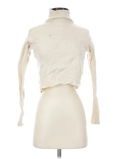 Pre-owned Wilfred Cashmere Pullover Sweater In Ivory