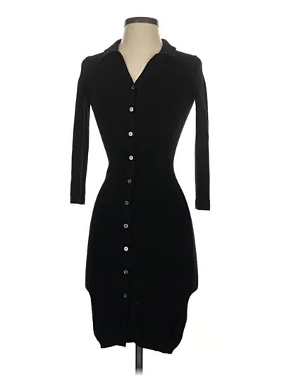 Pre-owned Wilfred Casual Dress In Black