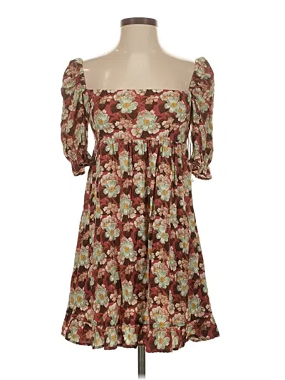 Pre-owned Wilfred Casual Dress In Brown