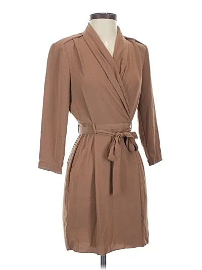 Pre-owned Wilfred Casual Dress In Brown