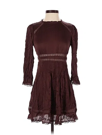 Pre-owned Wilfred Casual Dress In Brown