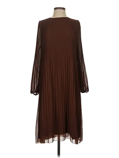 Pre-owned Wilfred Casual Dress In Brown