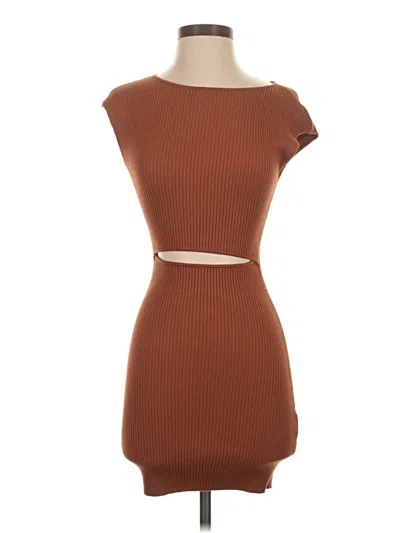 Pre-owned Wilfred Casual Dress In Brown