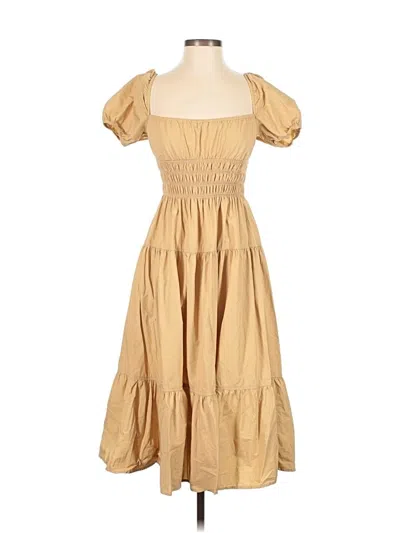 Pre-owned Wilfred Casual Dress In Brown