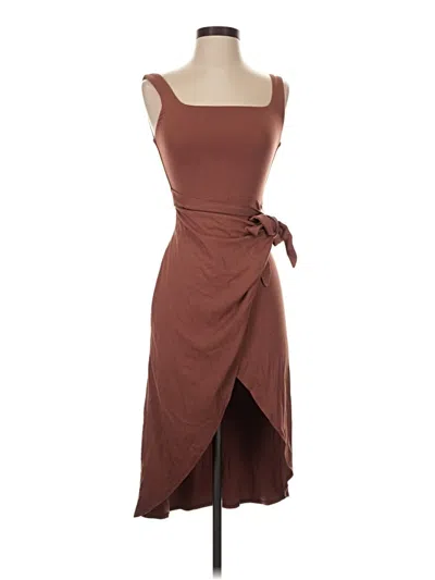 Pre-owned Wilfred Casual Dress In Brown