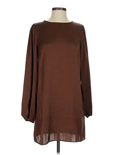 Pre-owned Wilfred Casual Dress In Brown